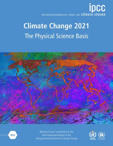 Cover of Climate Change 2021.